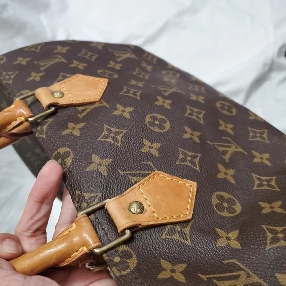 Authentic Classic Louis Vuitton Monogram Canvas Top Handle Bag - Picture 9 of 12